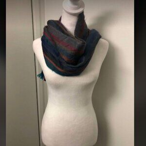 Shupaca Jubilee Striped Alpaca Blend Scarf One Size